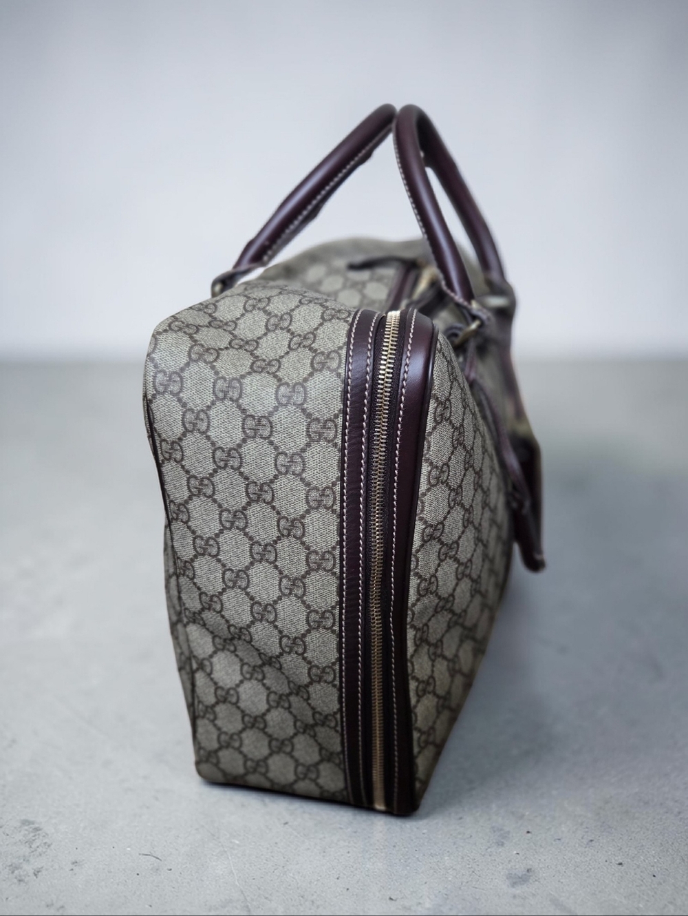 Authentic Gucci GG Supreme Travel Suitcase - Picture 5 of 14